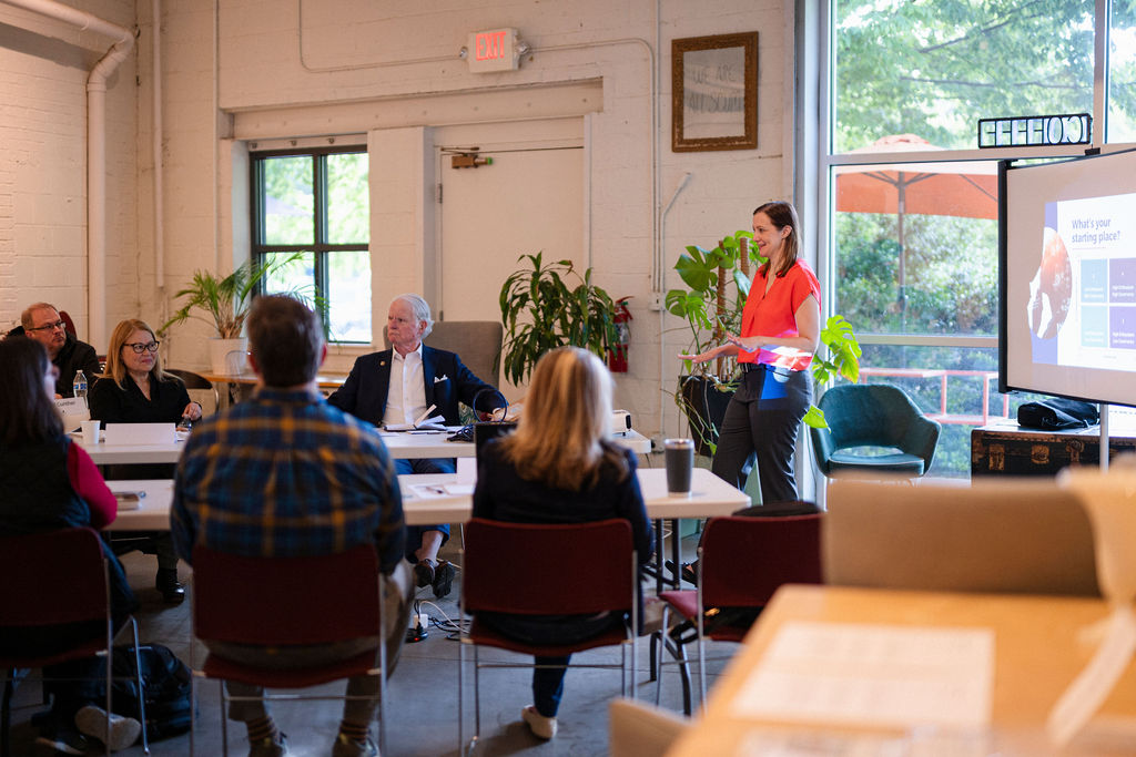 Jill Heinze Leading AI Workshop